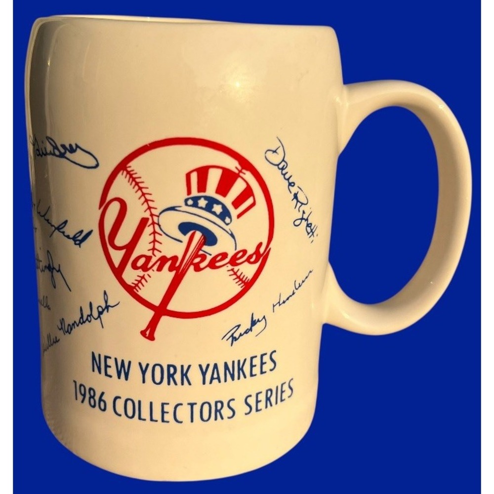 NY Yankees 1986 Collectors Series Signature Edition Mug Don Mattingly RARE
